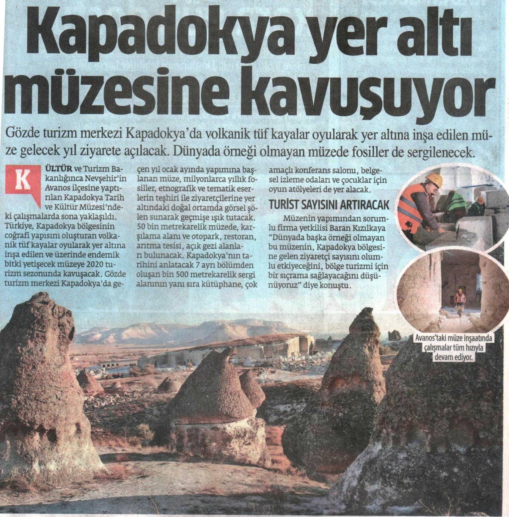 Bu müze Avanos'ta kuruluyor