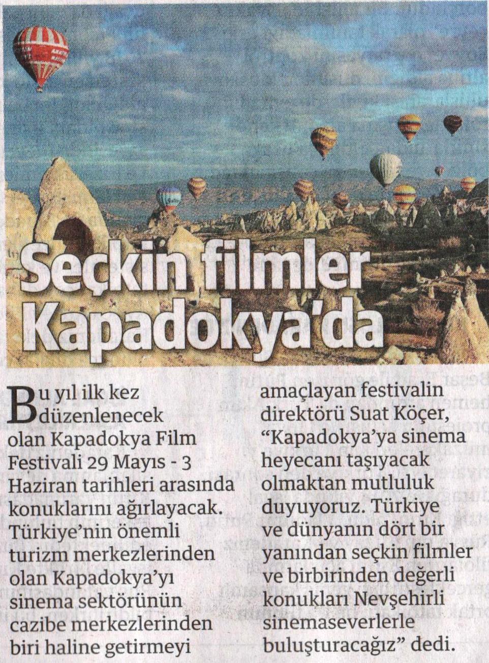 Seçkin Filmler Kapadokya'da