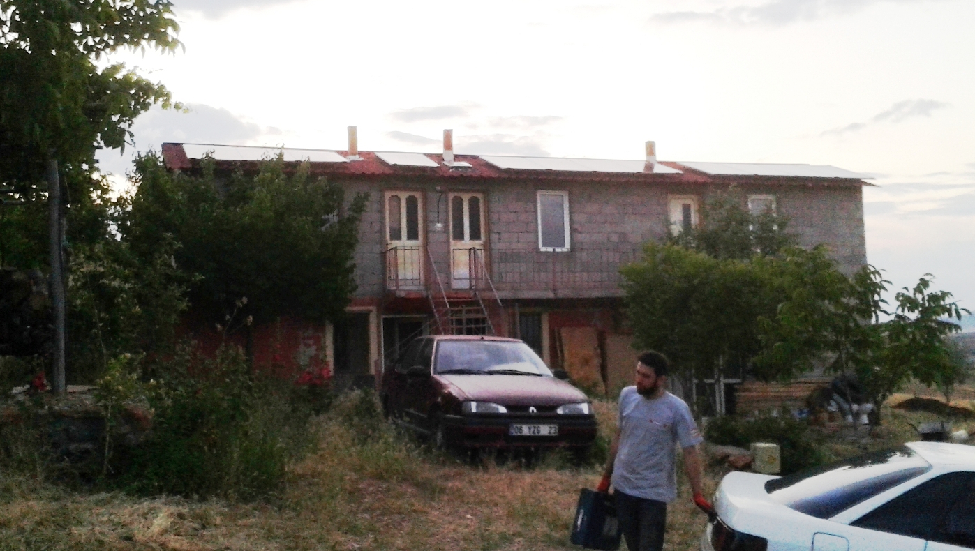 Enerjimizi güneşten alıyoruz